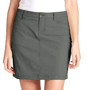 Eddie Bauer Women's Adventurer 2.0 Slate Gray Skort UPF50 New sz10